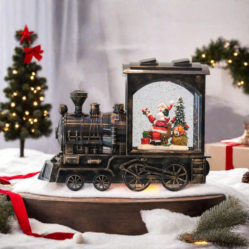 The Holiday Aisle® Christmas Musical Snow Globe Lantern Wayfair Canada